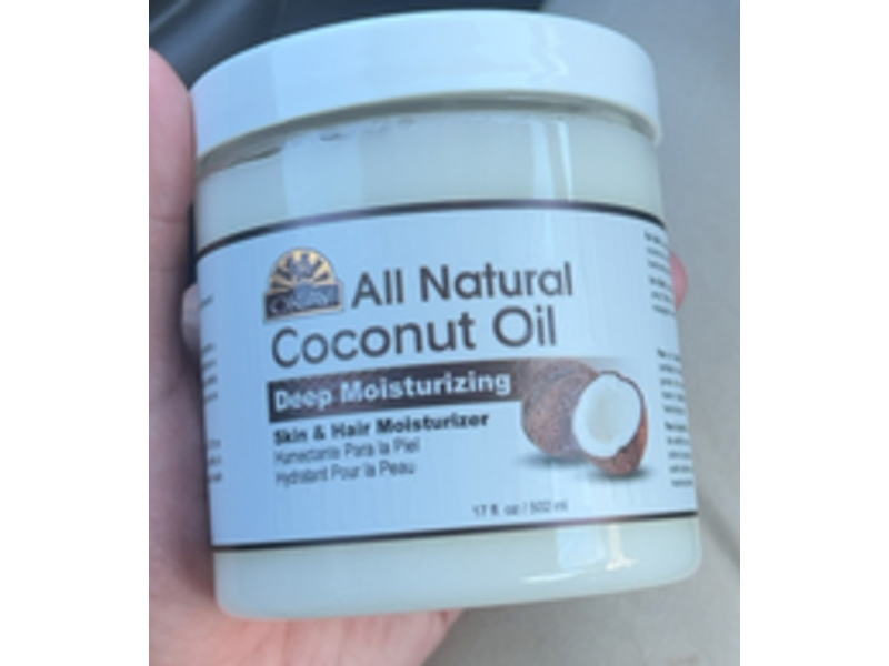 Okay Deep Moisturizing All Natural Coconut Oil, 17 fl oz/502 mL