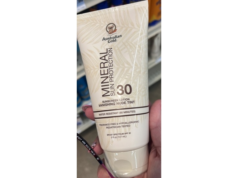 Australian Gold Mineral Sunscreen Lotion, SPF 30, 5 fl oz/147 mL