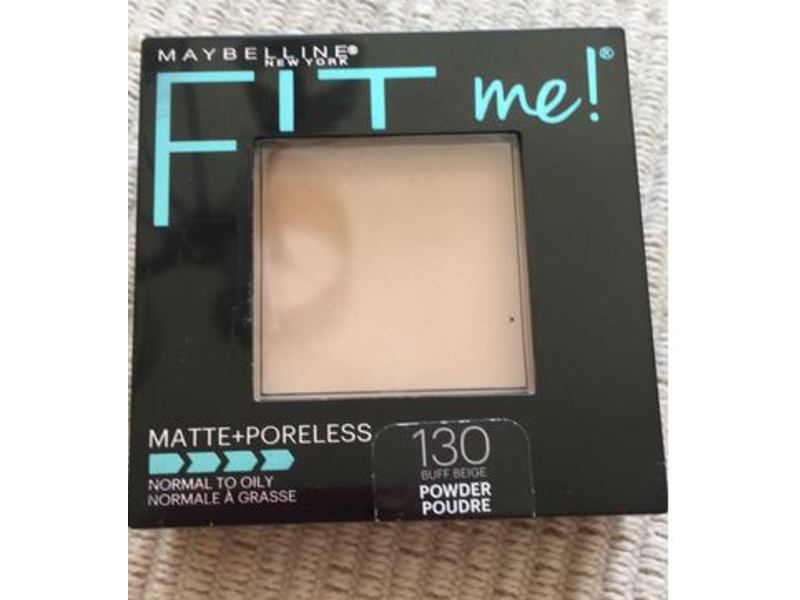 Maybelline New York Fit Me Matte Plus Poreless Powder, Buff Beige, 0.29 oz/8.5 g