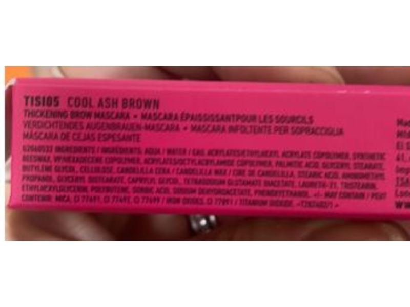 Nyx Professional Makeup Thick It Stick It Thickening Brow Mascara, Cool Ash Brown, 0.23 fl oz/7 mL