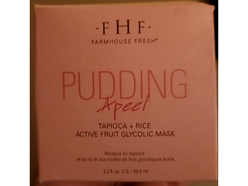 Farmhouse Fresh Glycolic Mask, Pudding Apeel, 3.2 fl oz/94.6 mL