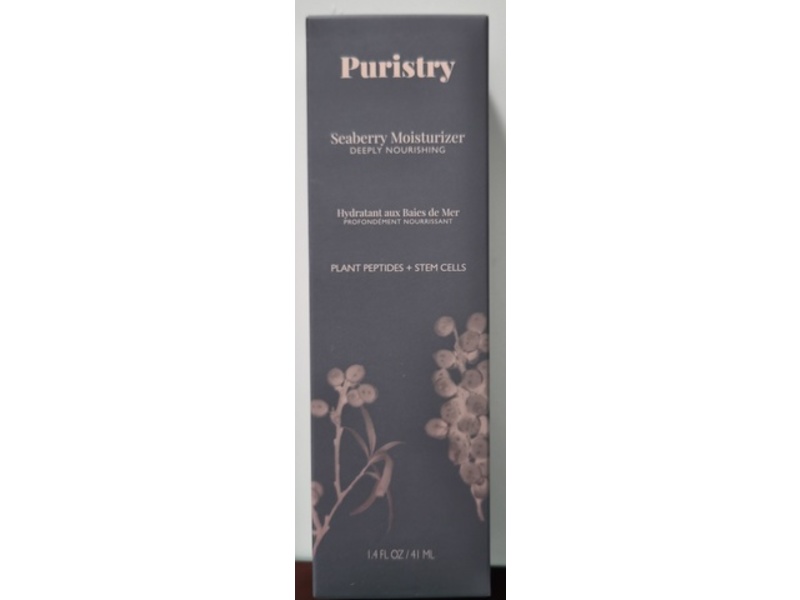 Puristry Nourshing Moisturizer, Seaberry, 1.4 fl oz/41 mL