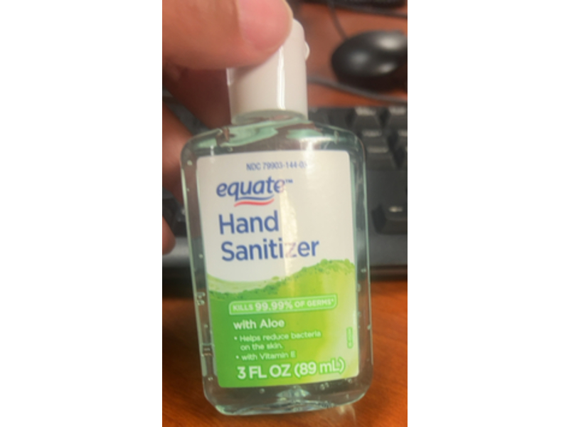 Equate hand Sanitizer, Aloe, 89 mL