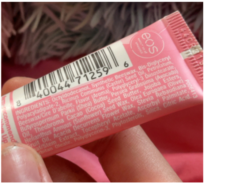 Eos Moisture Lip Balm, Pink Champagne, 0.35 fl oz/10 mL