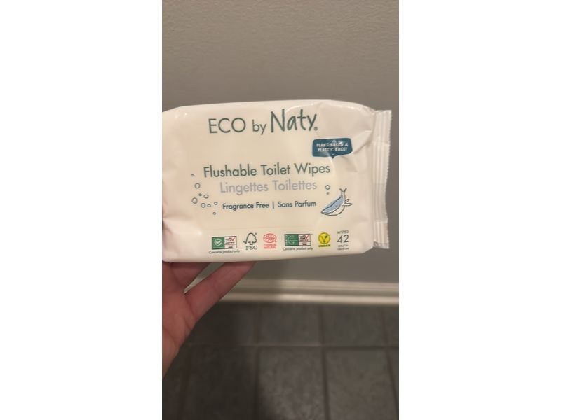 Naty Eco-Sensitive Toddler Wipes - Resealable Top - 42 ct