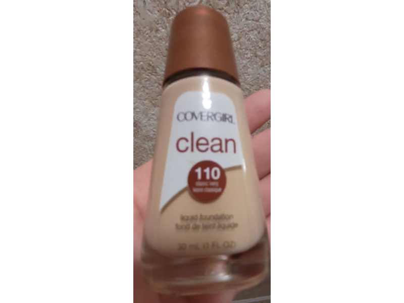 Covergirl Clean Liquid Makeup, Classic Ivory 110, 1 fl oz/30 mL