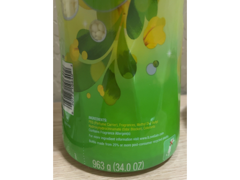 Gain Fireworks In - Wash Scent Booster, Original, 34.0 oz/963 g