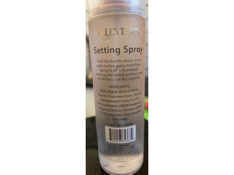 Ellen Tracy Stay Fresh Setting Spray, 7.8 fl oz/230 mL