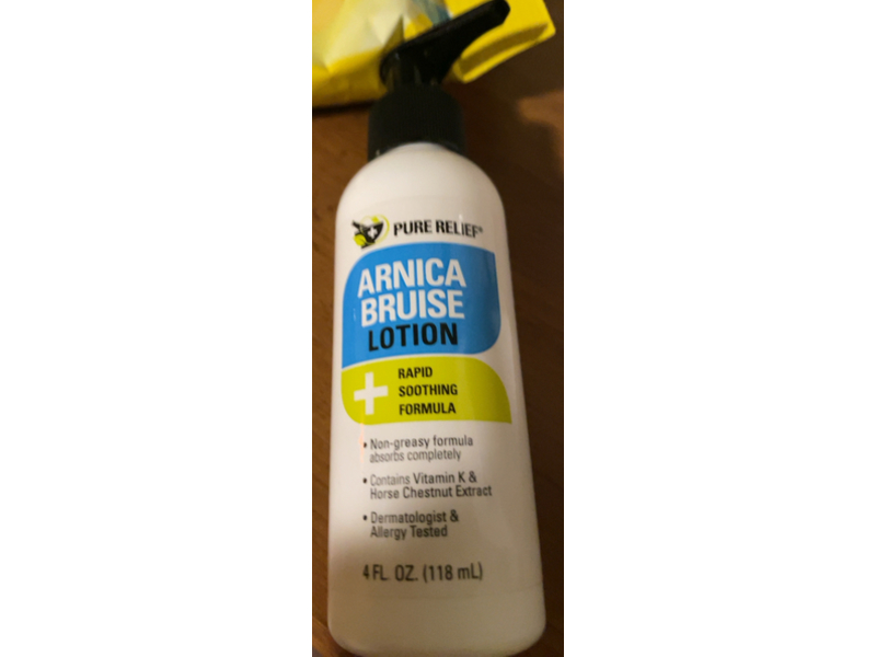 Pure Relief Arnica Bruise Relief Lotion, 4 fl oz/118 mL