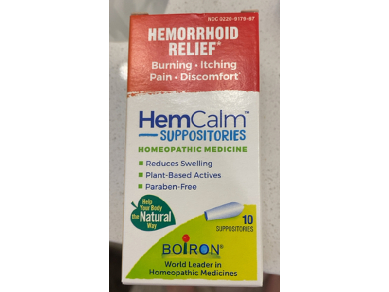Boiron HemCalm Suppositories, 10 Count