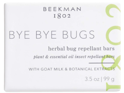 Beekman 1802 Bye Bye Bugs Herbal Repellant Bar Soap, 3.5 oz/99 g