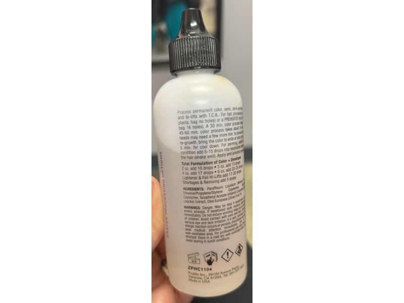 Prolific Haircare TCA Hair Color & Lightener Accelerator, 4 fl oz/118 mL