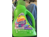 Gain + Odor Defense Liquid Laundry Detergent, Super Fresh Blast, 32 Loads, 46 fl oz/1.36 L - thumbnail 2