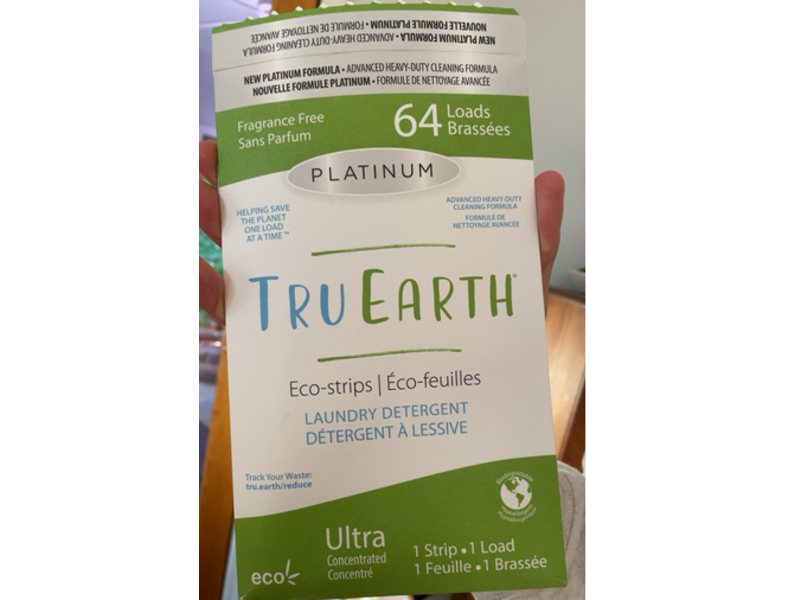 Tru Earth Eco-strips Platinum Laundry Detergent, 64 Loads