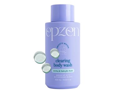 Epzen Clearing Body Wash, AHAs & Salicylic Acid, 13.53 fl oz/400 mL