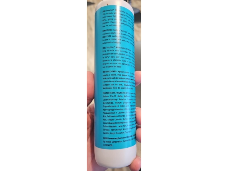 Sexy Hair I Want Moisture Shampoo, 10.1 fl oz/300 mL