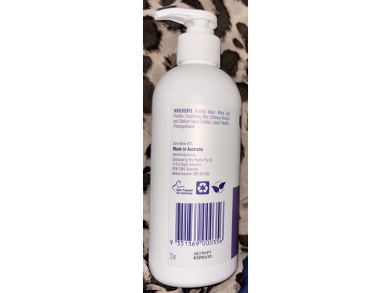 Kenkay Extra Relief Cold Cream Facial Cleanser, 325 mL