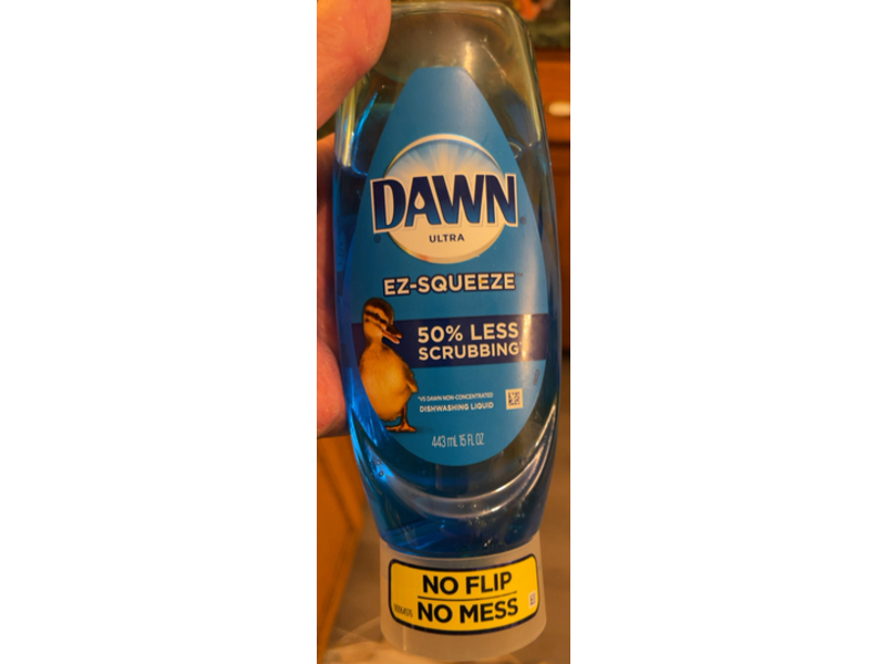 Dawn Ultra Ez-Squeeze Dish Washing Liquid, Original Scent,15 fl oz/443 mL