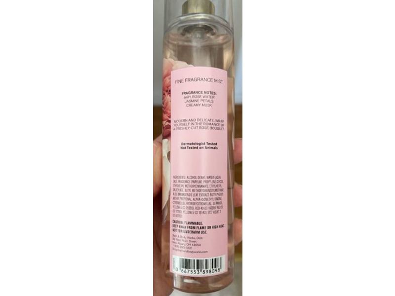 Bath & Body Works Fine Fragrance Mist, Rose, 8 oz/236 mL