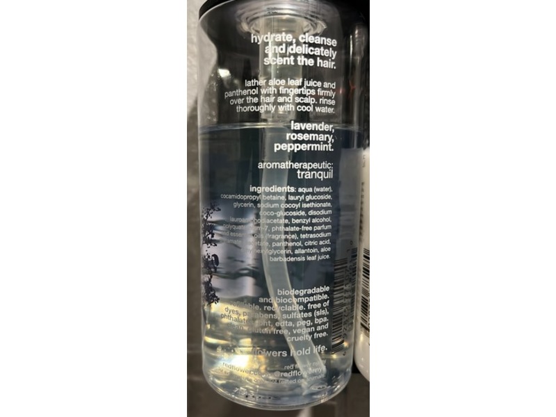 Red Flower Hydrating Hair Wash, French Lavender, 10.2 oz/300 mL