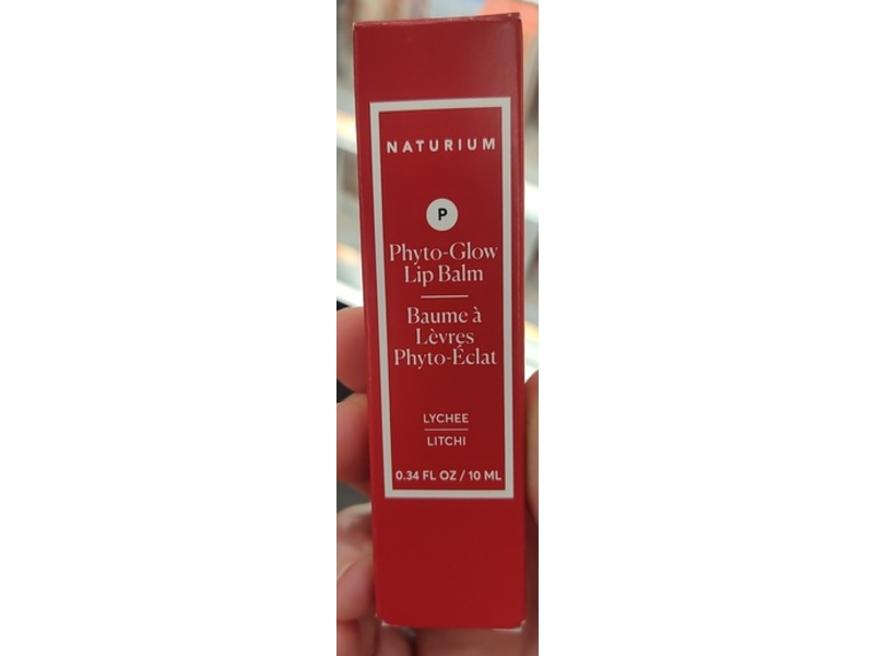 Naturium Phyto-Glow Lip Balm, Lychee, 0.34 fl oz/10 mL
