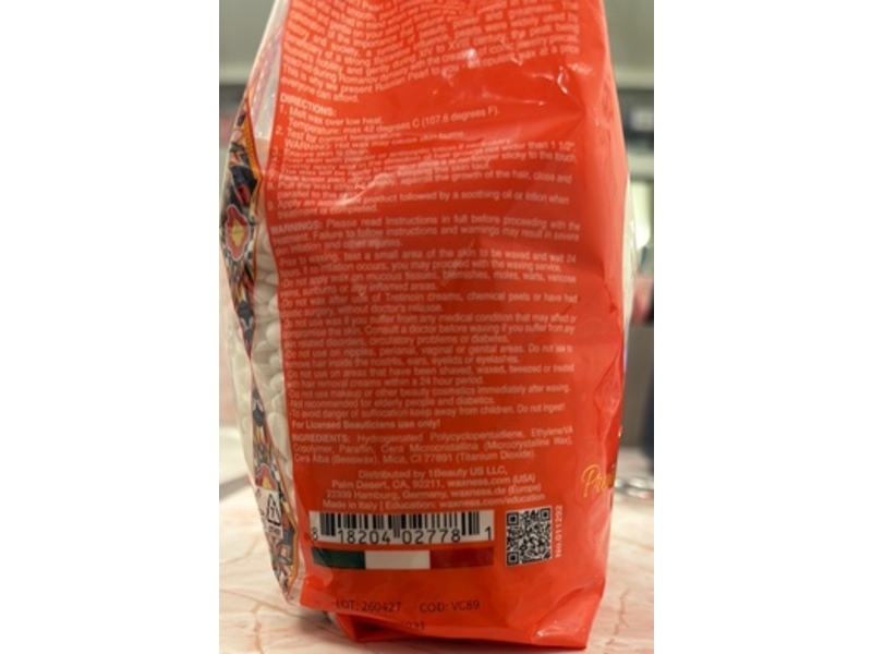 Waxness Russian Pearl Hard Wax Beads, 35.27 oz/1000 g