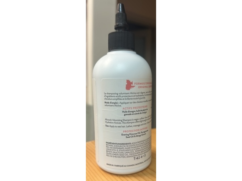 Alcôve Volumizing Shampoo, 10 fl oz/300 mL