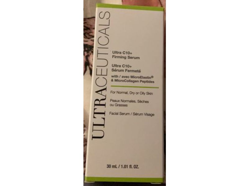 Ultraceuticals Ultra C10+ Firming Serum, Normal, Dry Or Oily Skin, 1.01 fl oz/30 mL