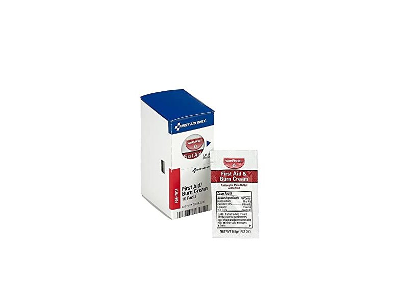 First Aid Only First Aid/Burn Cream, 0.9 g, 10 Count