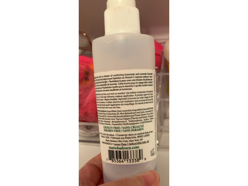 Mario Badescu Skincare Facial Spray, Aloe + Chamomile & Lavender, 4 fl oz/118 mL