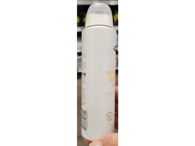 Dove Whole Body Deodorant Cooling Spray, Peach & White Tea, 4 oz/113 g