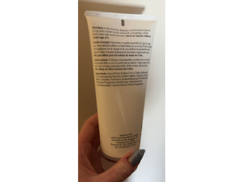 Circadia Cleansing Gel, Salicylic Acid, 6.7 fl oz/200 mL