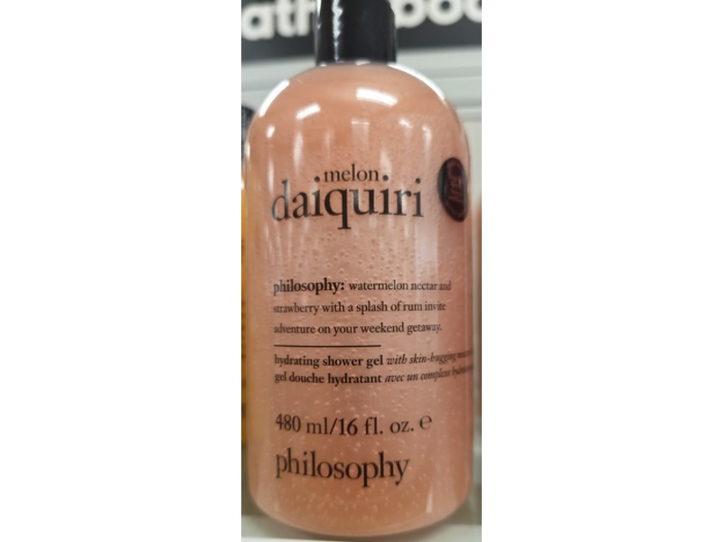 Philosophy Hydrating Shower Gel, Melon Daiquiri, 16 fl oz/480 mL
