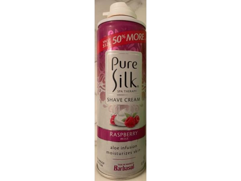Pure Silk Shave Cream, Raspberry Mist, 10.88 oz