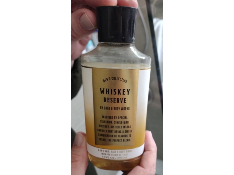 Bath & Body Works 3-In-1 Hair, Face & Body Wash, Whiskey Reserve, 10 fl oz/ 295 mL