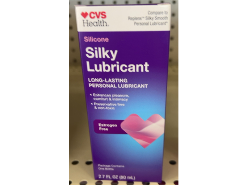 CVS Health Silicone Silky Lubricant, 2.7 fl oz/80 mL