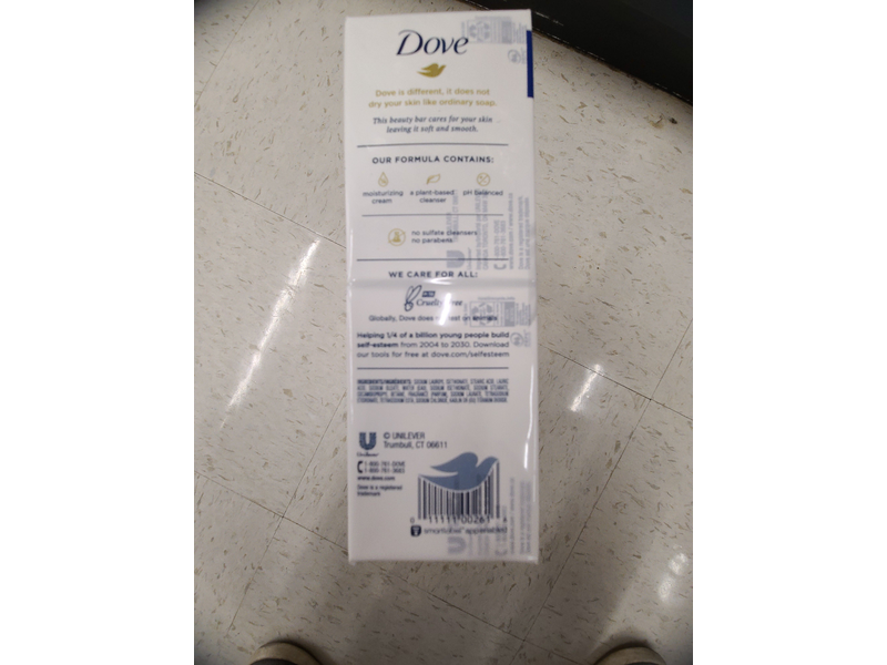 Dove Sensitive Skin Beauty Bar, 4 oz (Pack of 12)