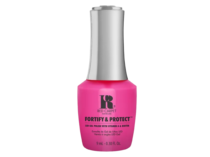 Red Carpet Manicure Fortify & Protect Led Gel Polish, Dressed To Impress, 0.30 fl oz/9 mL