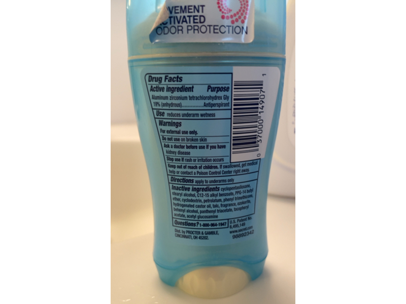 Secret Flawless Renewal Antiperspirant Deodorant, Protecting Powder, 2.6 oz/73 g