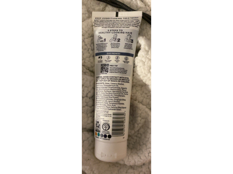 Batiste Leave In Overnight Hair Mask, Coconut Oil & Vitamin E, 4.3 oz/122 g