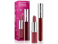 Clinique Lip Luxury Lipstick & Lip Gloss Set, Love Pop + Black Honey Pop - Image 2