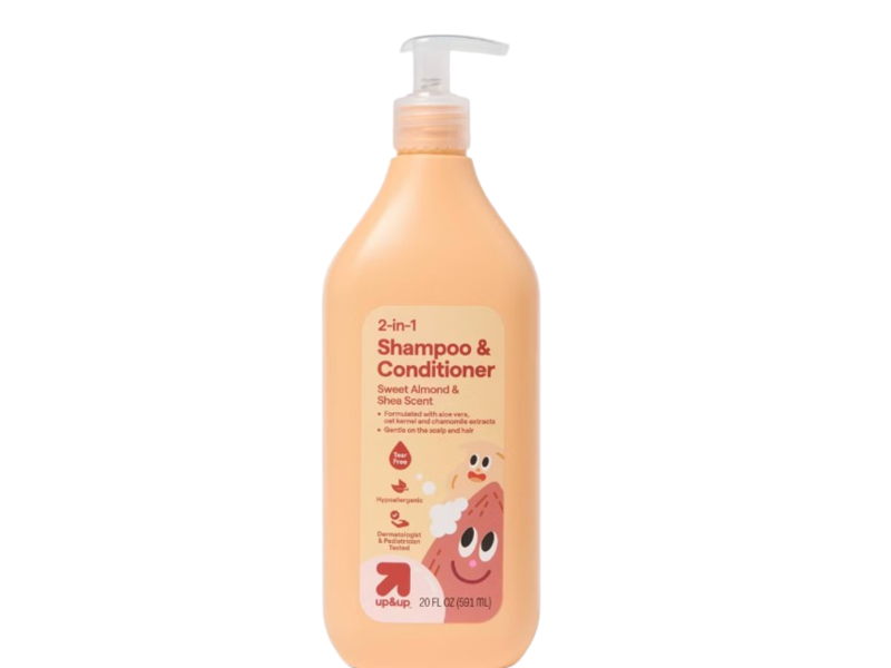 Up&Up 2-In-1 Shampoo & Conditioner, Sweet Almond & Shea Scent, 20 fl oz/591 mL