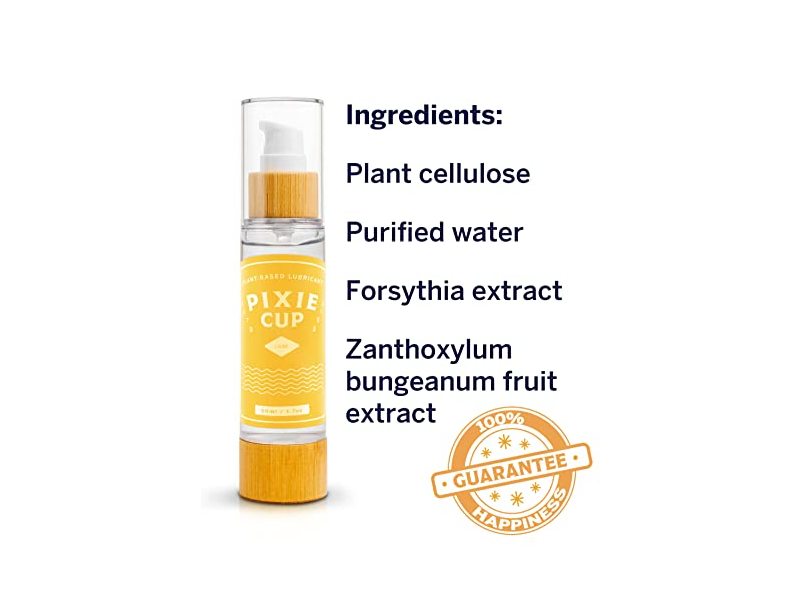 Pixie Menstrual Cup Lube - All Natural Water Based Lubricant (1.7 Ounces)