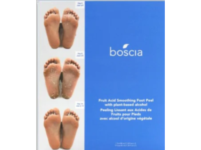Boscia Fruit Acid Smoothing Foot Peel, 1.34 fl oz/40 mL, Pack Of 2