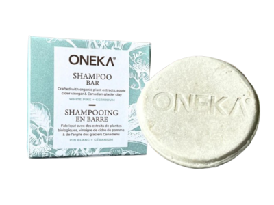 Oneka White Pine & Geranium Shampoo Bar