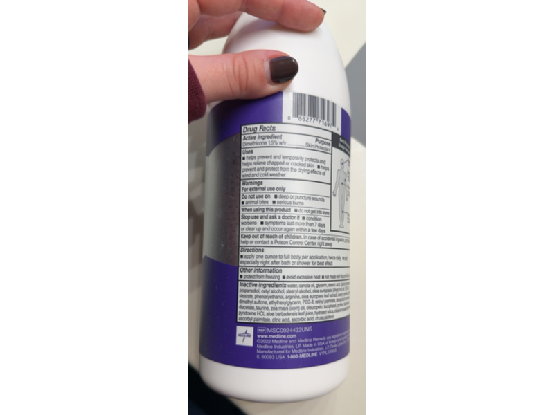 Medline Remedy Moisturize Skin Cream, Unscented, 32 fl oz/946 mL