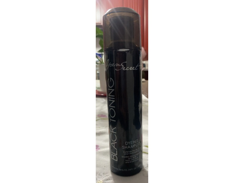 Open Secret Dyeing Shampoo, Black Toning, 10.14 fl oz/300 mL