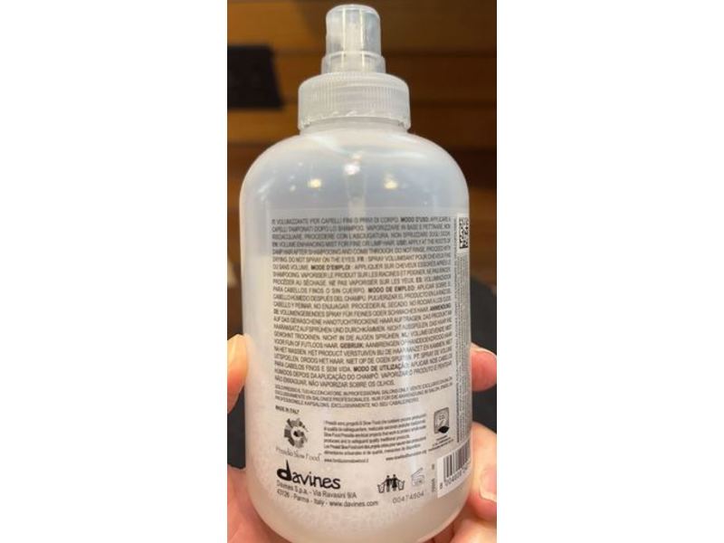 Davines Volu Hair Mist, 8.45 fl oz