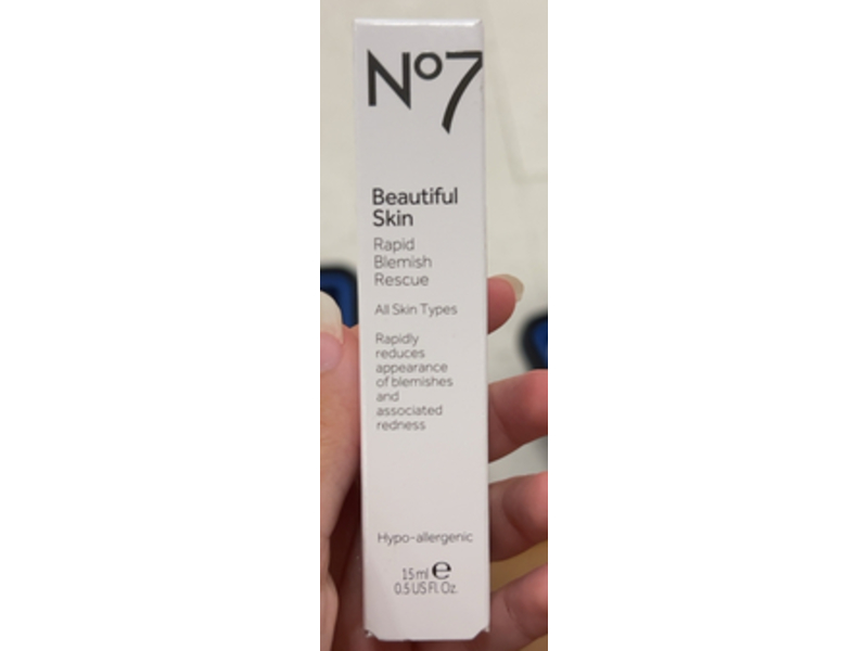 No7 Beautiful Skin Rapid Blemish & Redness Rescue, 0.5 fl oz/15 mL