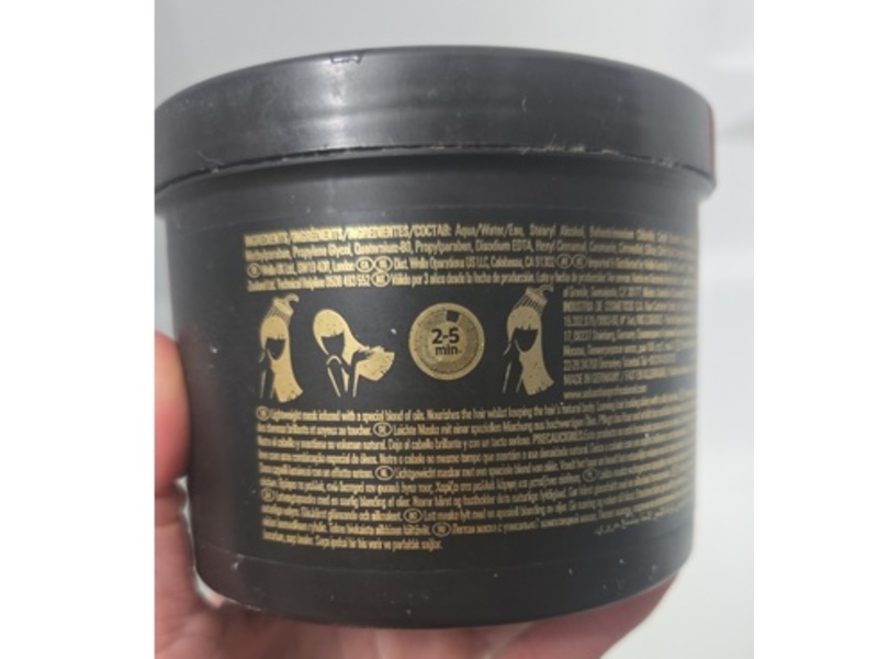 Sebastian Professional Dark Oil Lightweight Mask, Jojoba & Argan Oil, 16.9 fl oz/500 mL